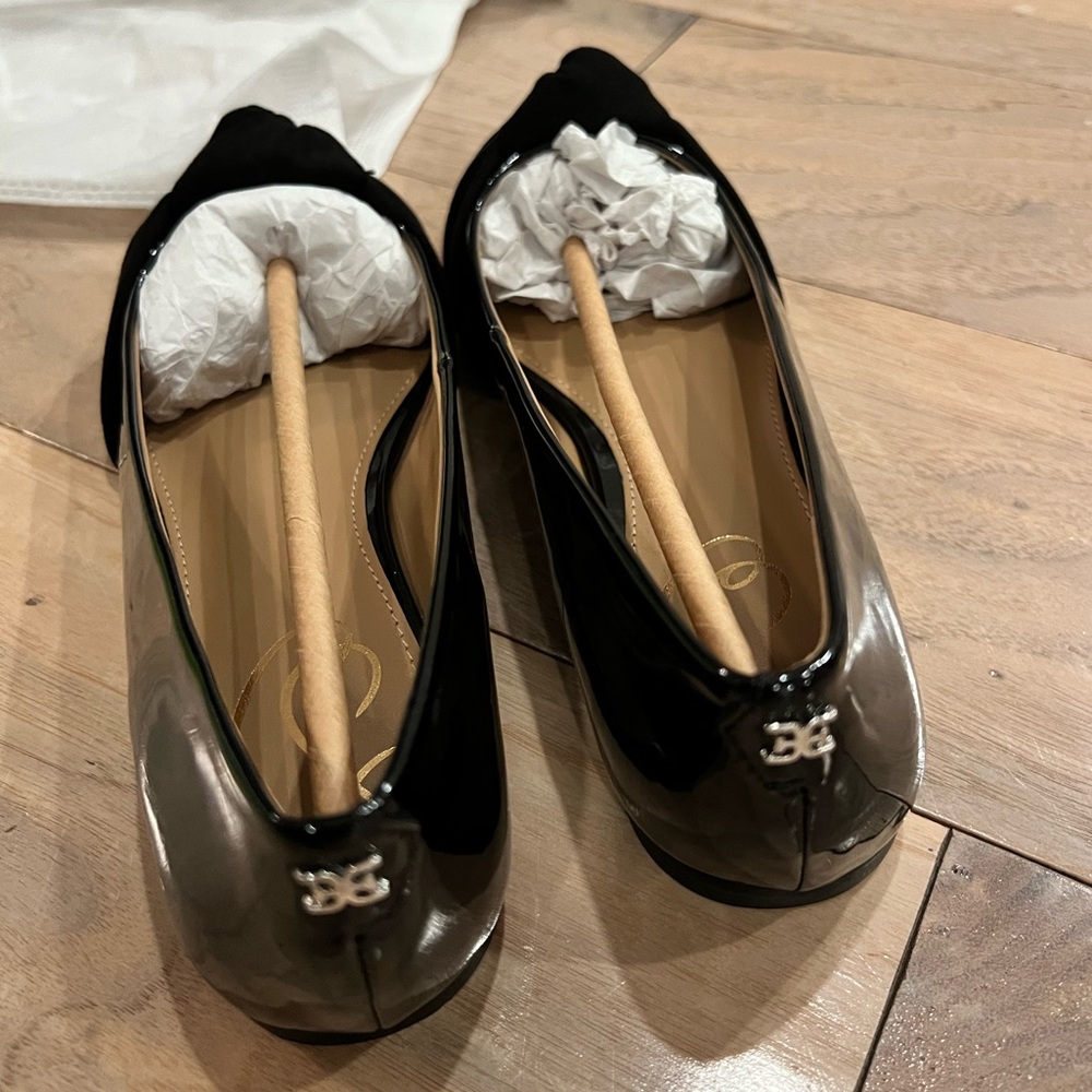 Sam Edelman Black Flats 6 - Picture 5 of 10